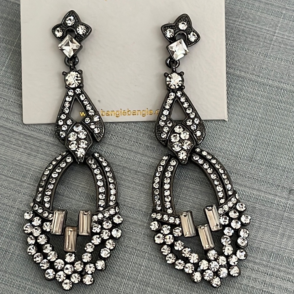 Stunning Statement Drop Earrings - NWT